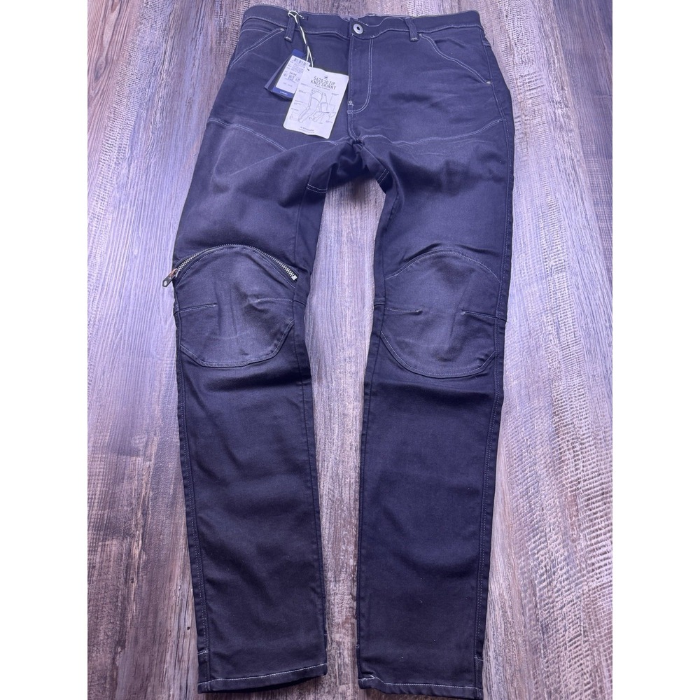 G-Star Raw 5620 3D‎ Zip Knee Skinny Jeans Black Men's 36x34 NWT Streetwear